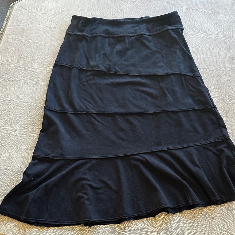 Athleta Black A-Line Skirt